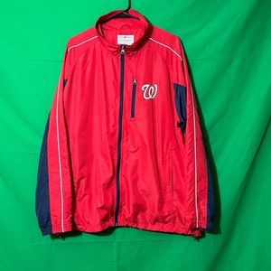 Genuine Merchandise Washington Nationals Windbreaker Jacket Size XL